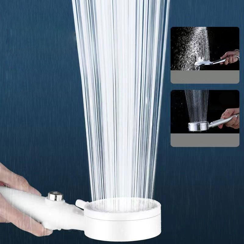 Contemporary Shower Head Combo Handheld Shower Head Plastic Wall-Mount Shower Combo