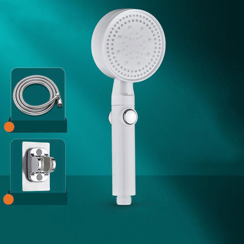 Contemporary Shower Head Combo Handheld Shower Head Plastic Wall-Mount Shower Combo