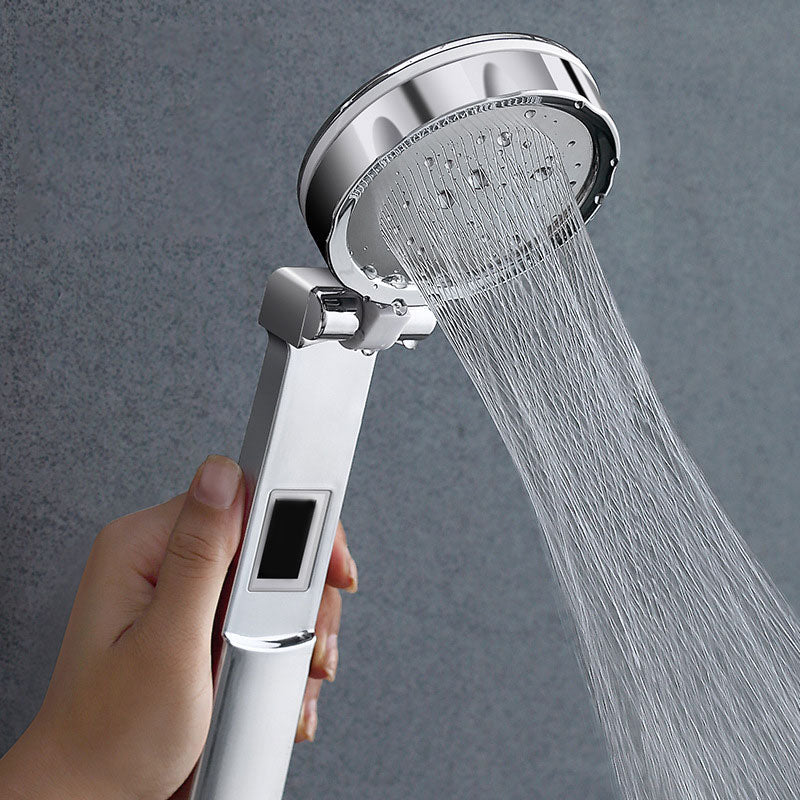 Standard Constant Temperature Shower Head Round Metal Adjustable Spray Pattern Showerhead