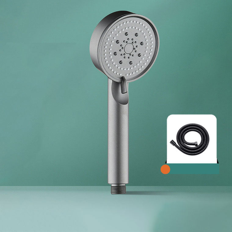 Contemporary Shower Head Combo Handheld Shower Head Plastic Wall-Mount Round Shower Head