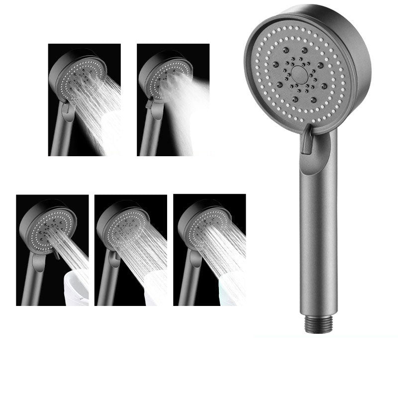 Contemporary Shower Head Combo Handheld Shower Head Plastic Wall-Mount Round Shower Combo