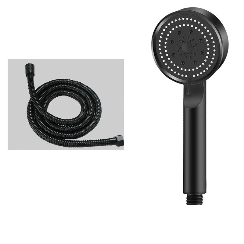 Contemporary Shower Head Combo Handheld Shower Head Plastic Wall-Mount Round Shower Combo