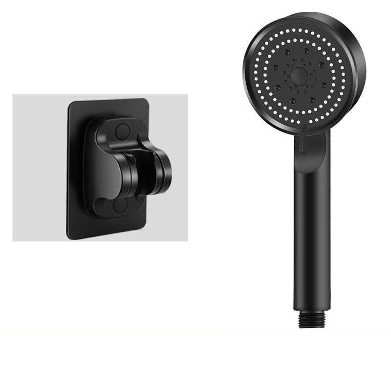 Contemporary Shower Head Combo Handheld Shower Head Plastic Wall-Mount Round Shower Combo