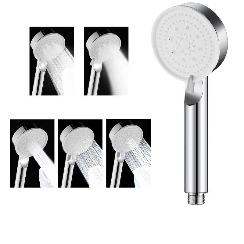 Contemporary Shower Head Combo Handheld Shower Head Plastic Wall-Mount Round Shower Combo