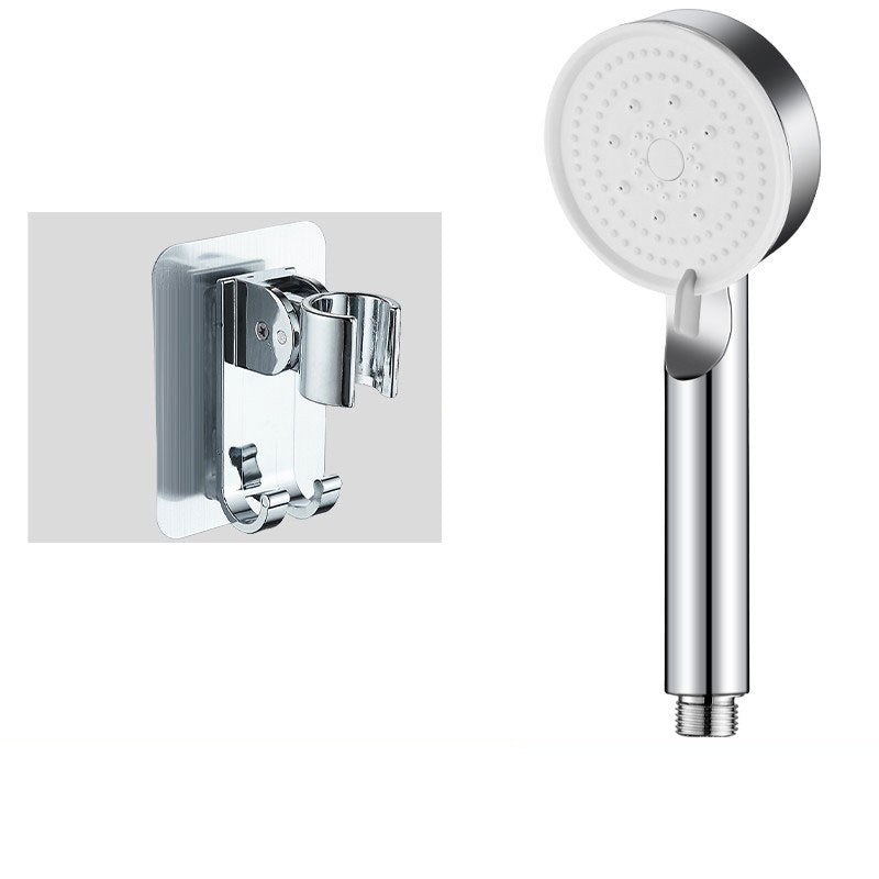 Contemporary Shower Head Combo Handheld Shower Head Plastic Wall-Mount Round Shower Combo