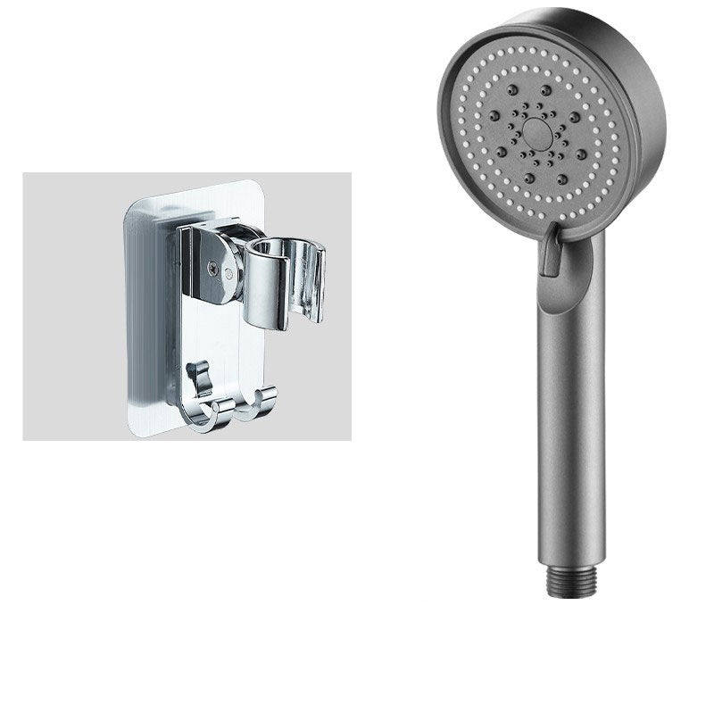 Contemporary Shower Head Combo Handheld Shower Head Plastic Wall-Mount Round Shower Combo