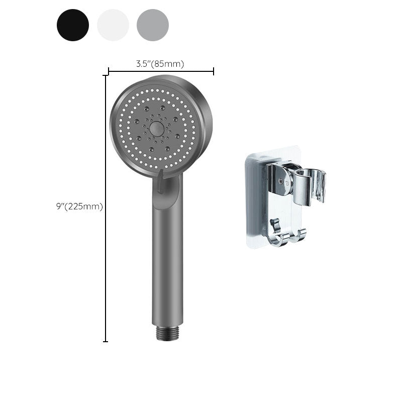 Contemporary Shower Head Combo Handheld Shower Head Plastic Wall-Mount Round Shower Combo