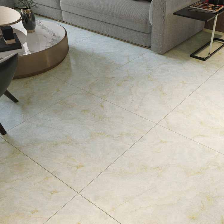 Peel and Stick Vinyl Flooring Low Gloss PVC Flooring with Marble Look