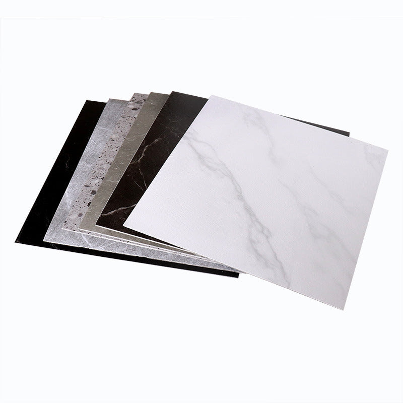 Peel and Stick Vinyl Flooring Low Gloss PVC Flooring with Marble Look