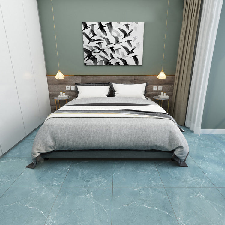 Peel and Stick Vinyl Flooring Low Gloss PVC Flooring with Marble Look