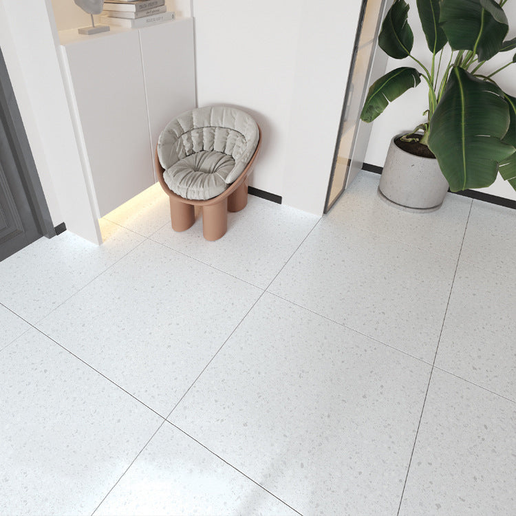 Peel and Stick Vinyl Flooring Low Gloss PVC Flooring with Marble Look