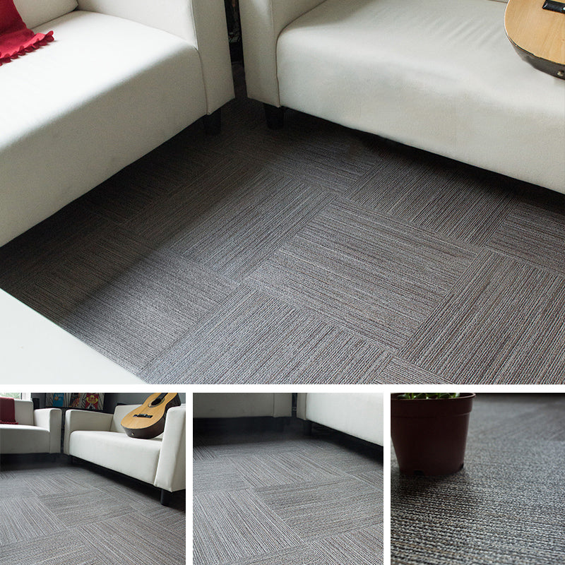 Peel and Stick Vinyl Flooring Fabric Look Vinyl Flooring with Square Edge