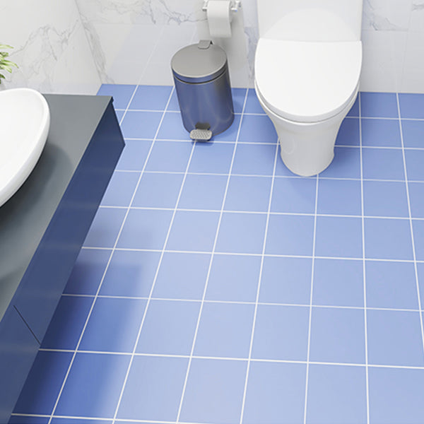 Modern Vinyl Plank Peel and Stick Lattice Print PVC Flooring for Bathroom