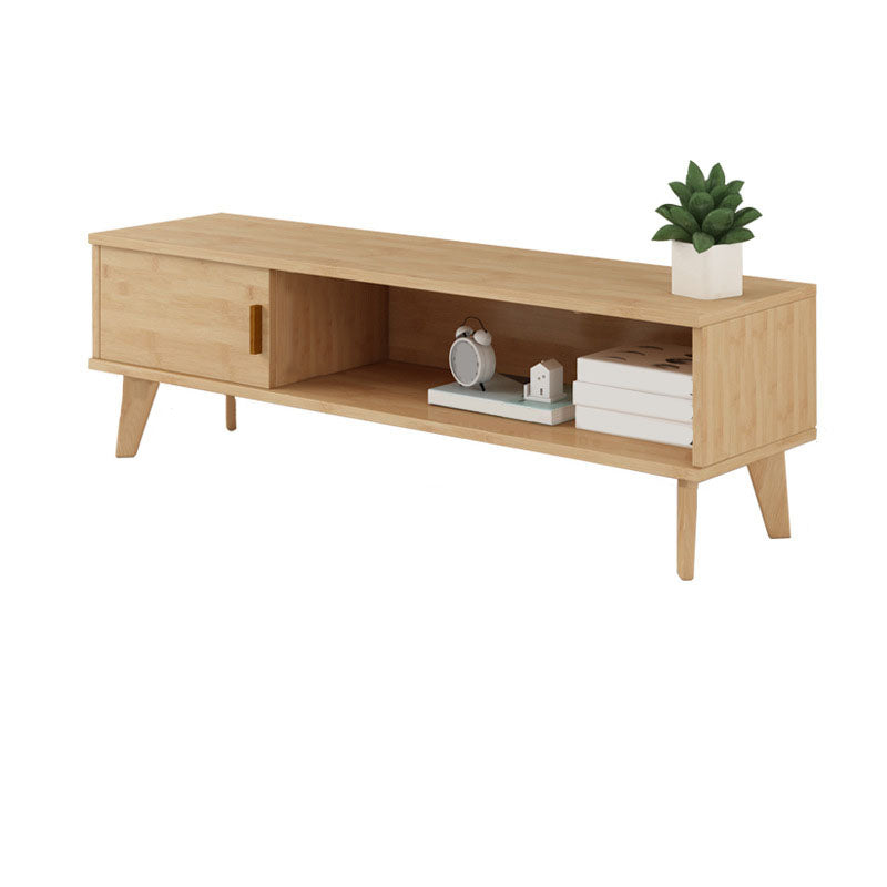 Contemporary TV Media Stand Wooden Media Console for Living Room