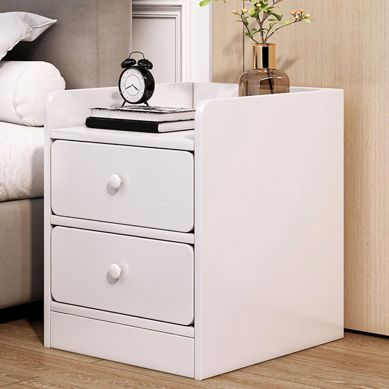 Contemporary Accent Table Nightstand Drawer Storage Bed Nightstand