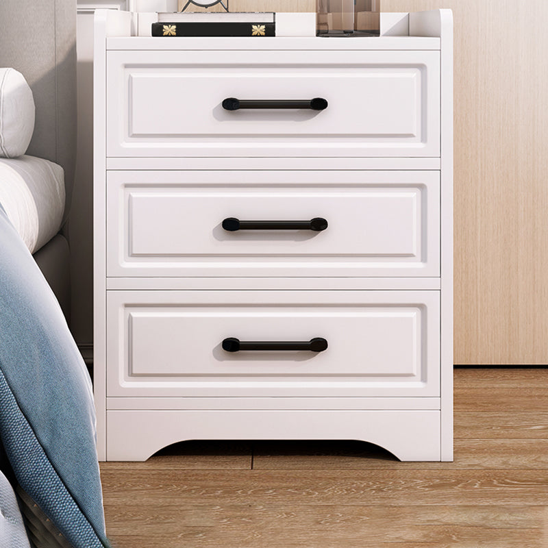 Contemporary Accent Table Nightstand Drawer Storage Bed Nightstand