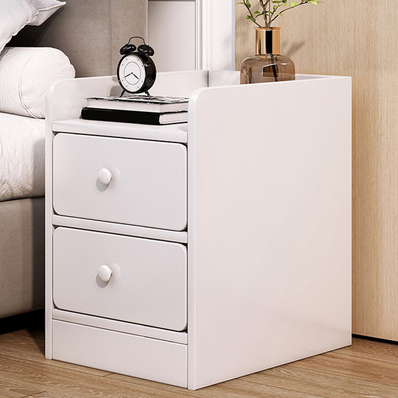 Contemporary Accent Table Nightstand Drawer Storage Bed Nightstand