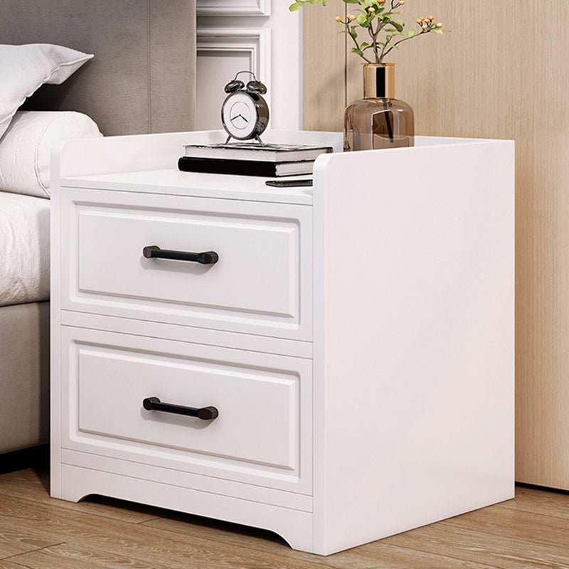 Contemporary Accent Table Nightstand Drawer Storage Bed Nightstand