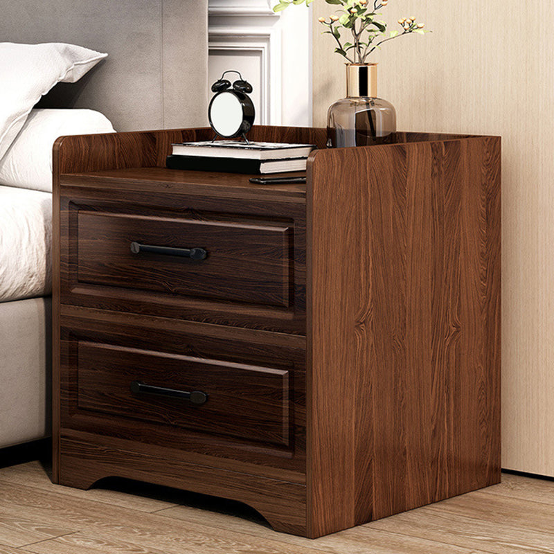 Contemporary Accent Table Nightstand Drawer Storage Bed Nightstand