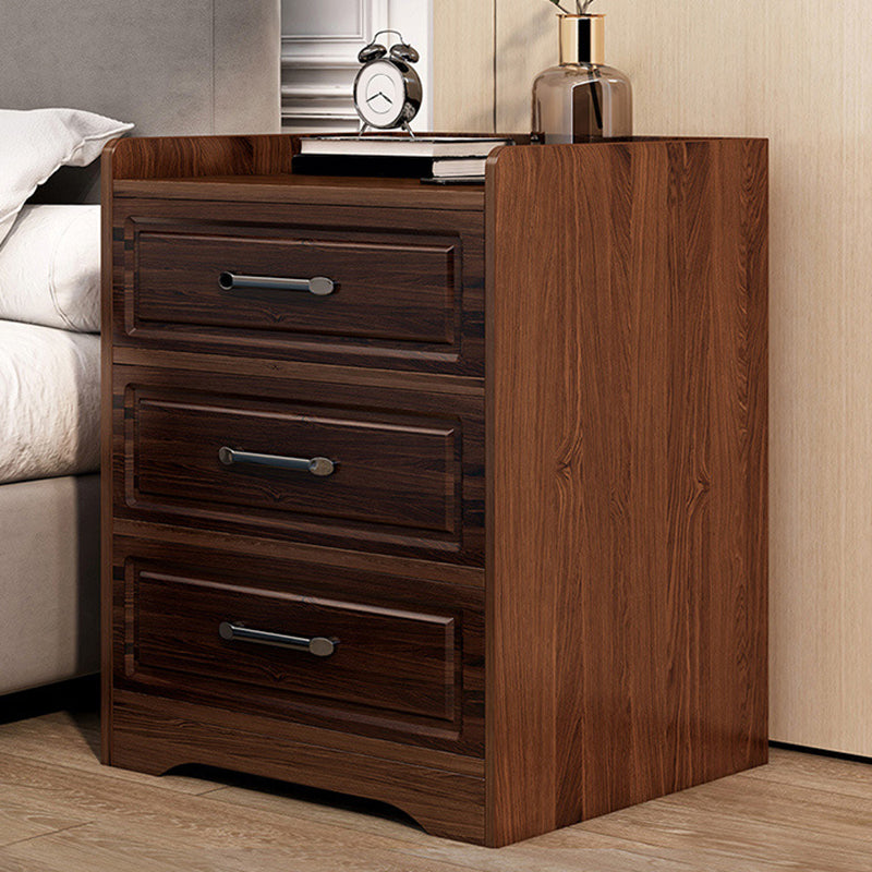 Contemporary Accent Table Nightstand Drawer Storage Bed Nightstand