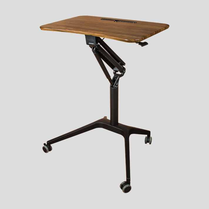 Rectangular Shaped Standing Desk Black/Silver/White Writing Desk for Office