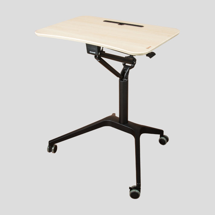 Rectangular Shaped Standing Desk Black/Silver/White Writing Desk for Office