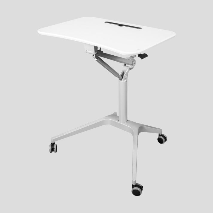 Rectangular Shaped Standing Desk Black/Silver/White Writing Desk for Office