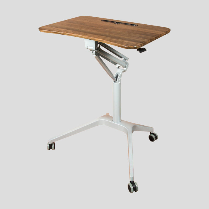 Rectangular Shaped Standing Desk Black/Silver/White Writing Desk for Office