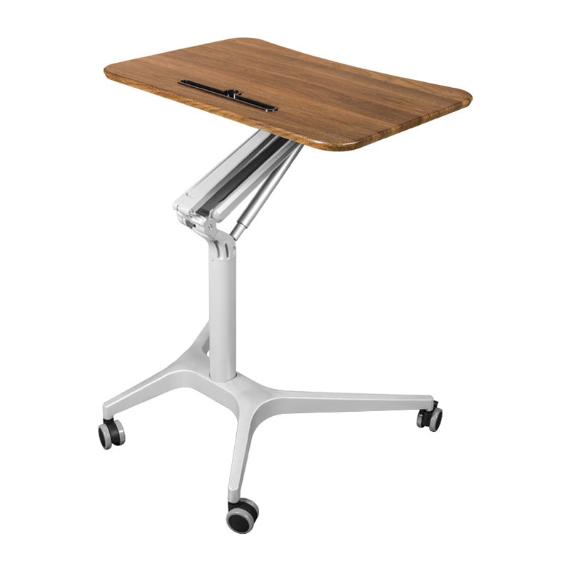 Rectangular Shaped Standing Desk Black/Silver/White Writing Desk for Office