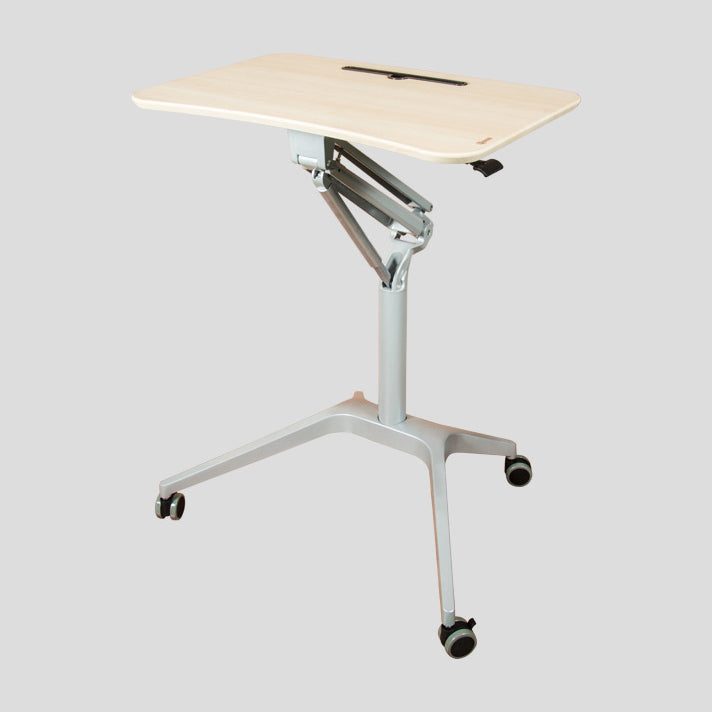 Rectangular Shaped Standing Desk Black/Silver/White Writing Desk for Office