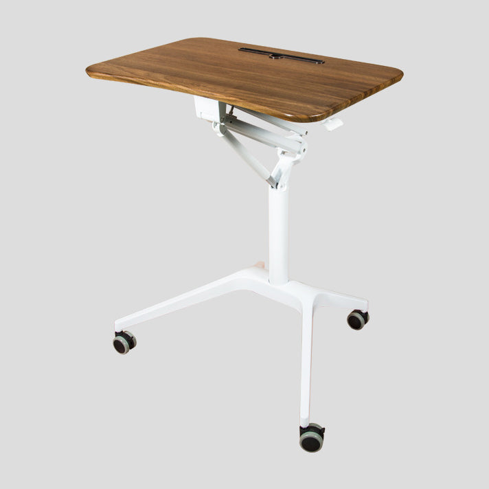 Rectangular Shaped Standing Desk Black/Silver/White Writing Desk for Office