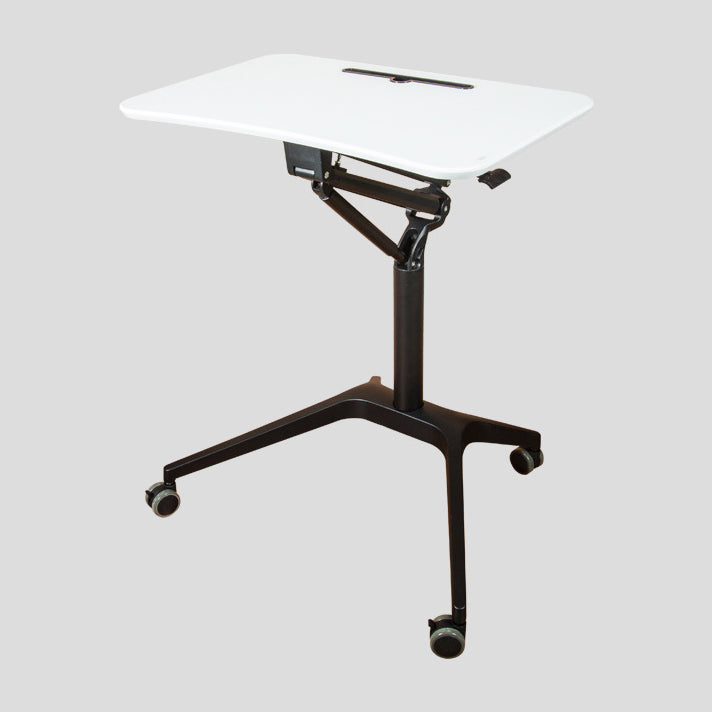 Rectangular Shaped Standing Desk Black/Silver/White Writing Desk for Office