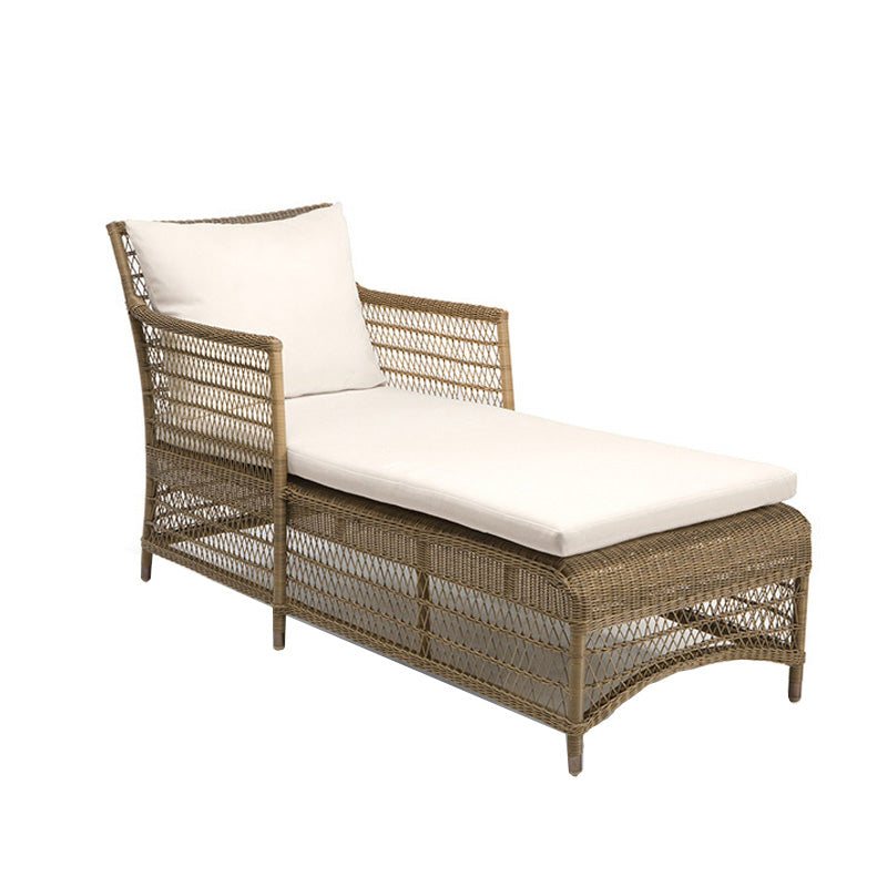 Tropical Rattan Patio Sofa Water Resistant Outdoor Patio Sofa