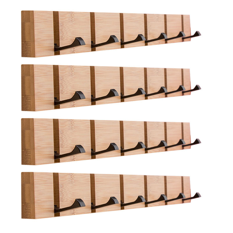 Wooden Coat Hanger Contemporary Style Home Wall Hanging Coat Rack