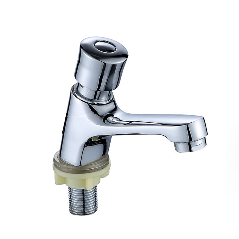 Modern Vessel Sink Faucet Brass Knob Handle Low Arc Basin Lavatory Faucet