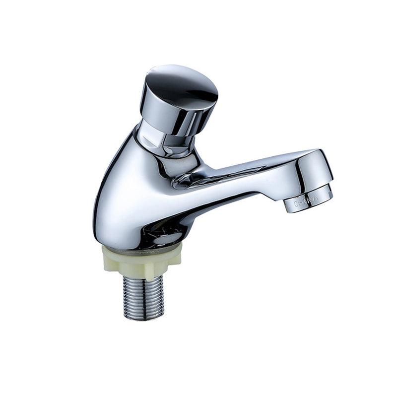 Modern Vessel Sink Faucet Brass Knob Handle Low Arc Basin Lavatory Faucet