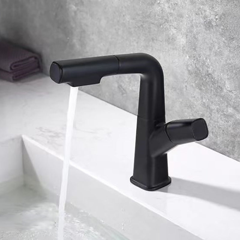 Single Handle Faucet Contemporary Style Sink Faucet for Bathroom