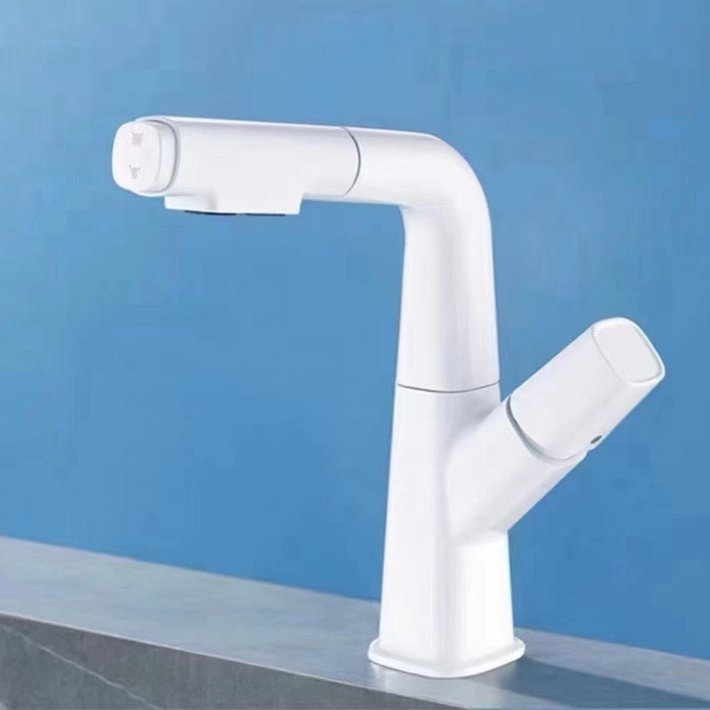 Single Handle Faucet Contemporary Style Sink Faucet for Bathroom