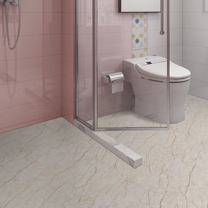 Modern PVC Flooring Peel and Stick Porcelain Tile Look Vinyl Plank Flooring