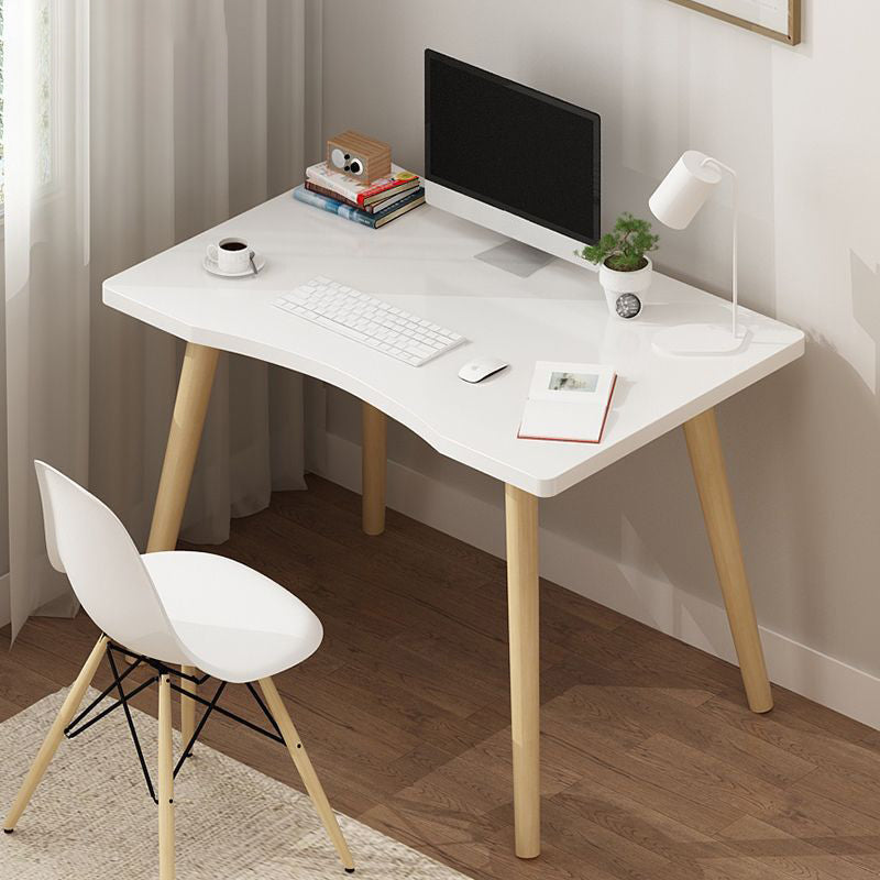 Rectangular Shaped Office Desk Natural/White/Black Writing Desk for Office