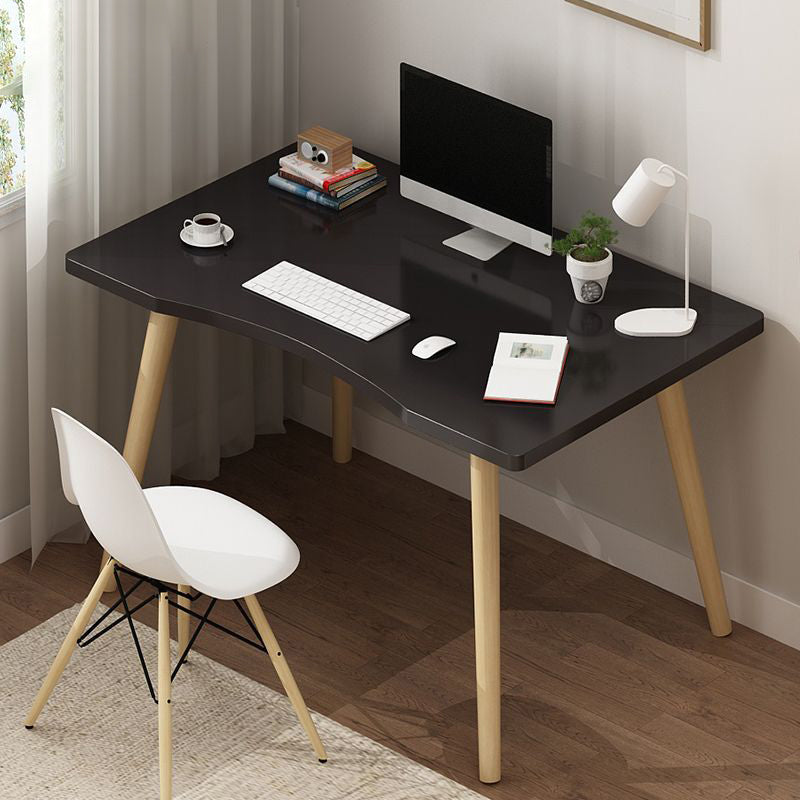 Rectangular Shaped Office Desk Natural/White/Black Writing Desk for Office