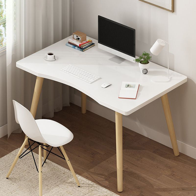 Rectangular Shaped Office Desk Natural/White/Black Writing Desk for Office