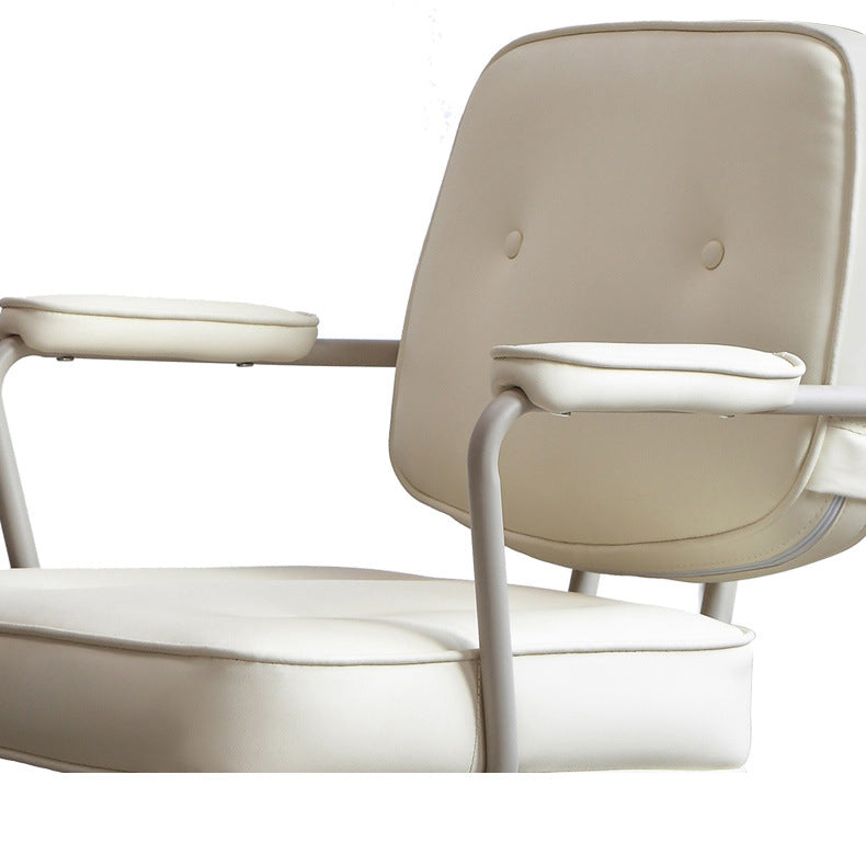 Contemporary Padded Arms Desk Chair Wheels Included Task Chair for Office