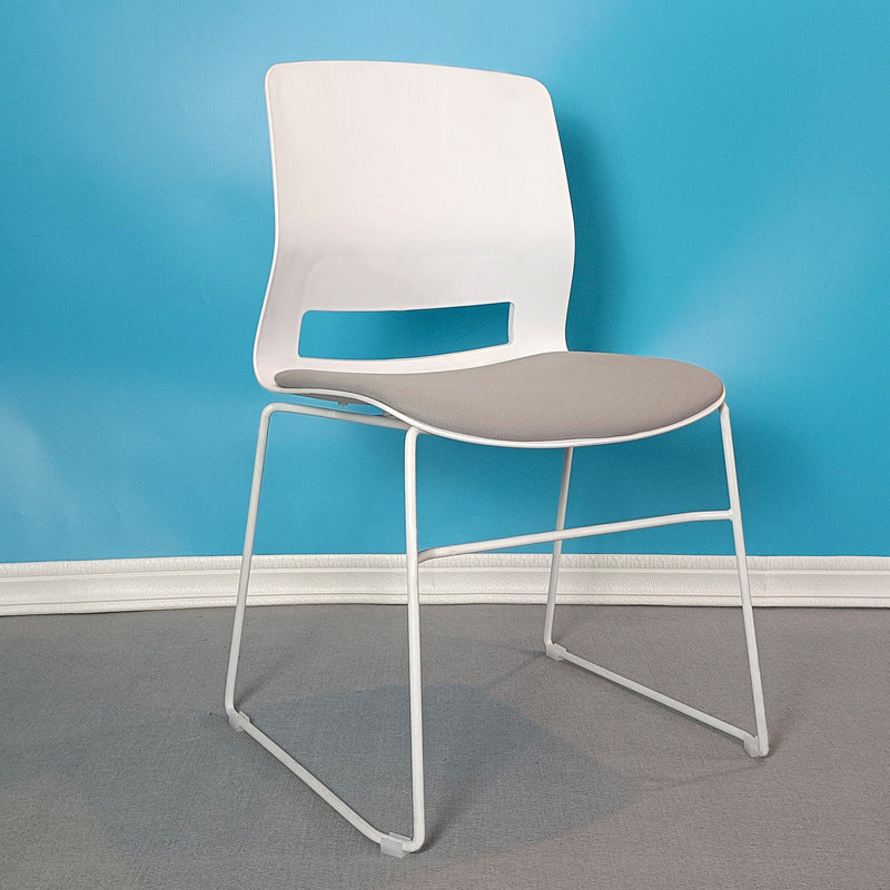 Contemporary No Arm Conference Chair Legs Included Desk Chair for Office