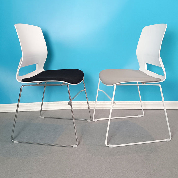 Contemporary No Arm Conference Chair Legs Included Desk Chair for Office