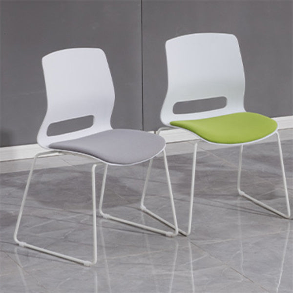 Contemporary No Arm Conference Chair Legs Included Desk Chair for Office