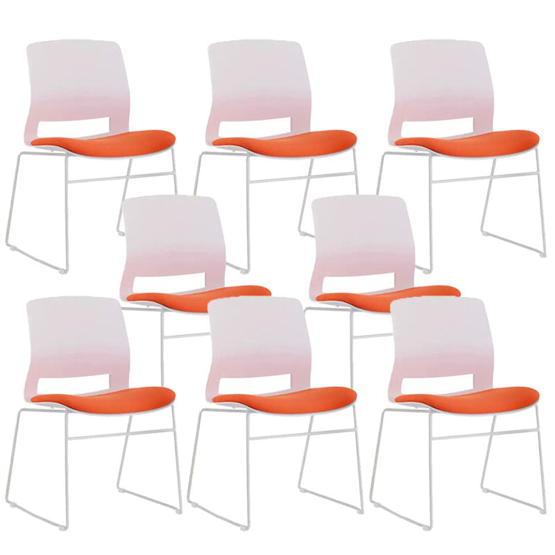 Contemporary No Arm Conference Chair Legs Included Desk Chair for Office