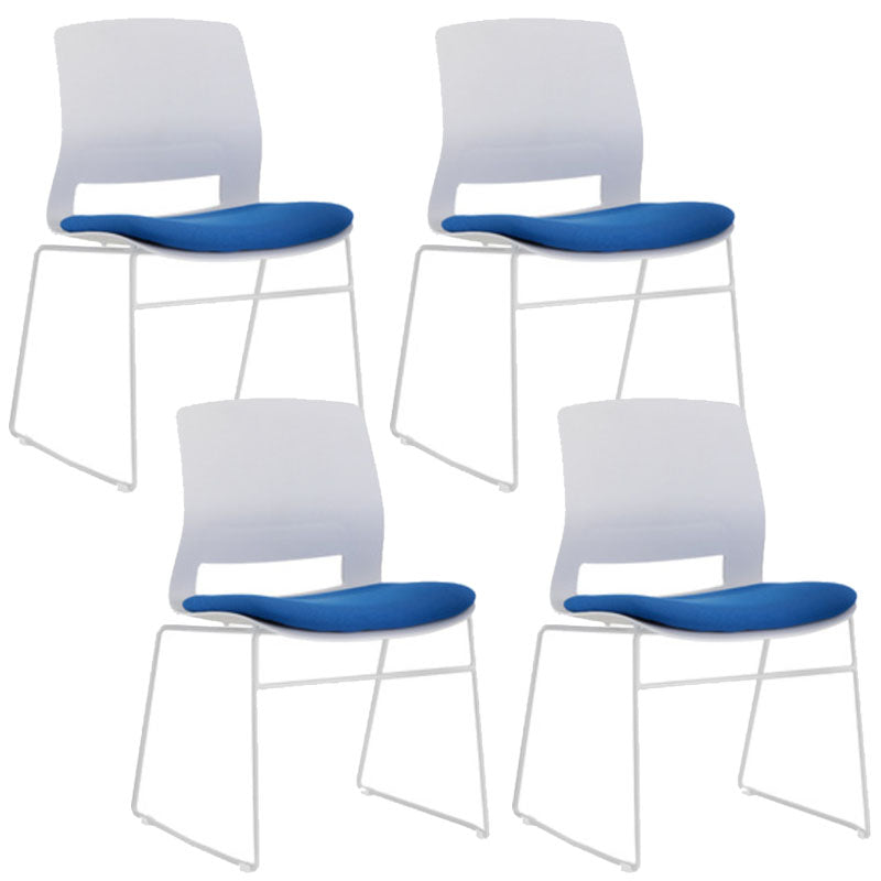 Contemporary No Arm Conference Chair Legs Included Desk Chair for Office