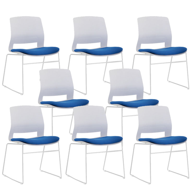 Contemporary No Arm Conference Chair Legs Included Desk Chair for Office