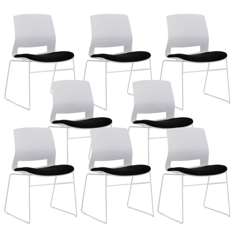 Contemporary No Arm Conference Chair Legs Included Desk Chair for Office